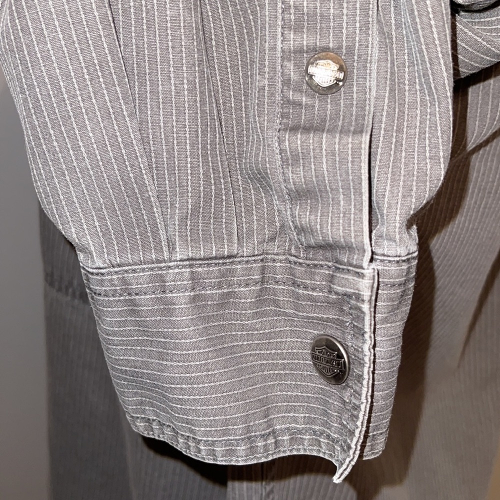 Harley-Davidson Mens Snap Down Casual Shirt - Picture 7 of 10
